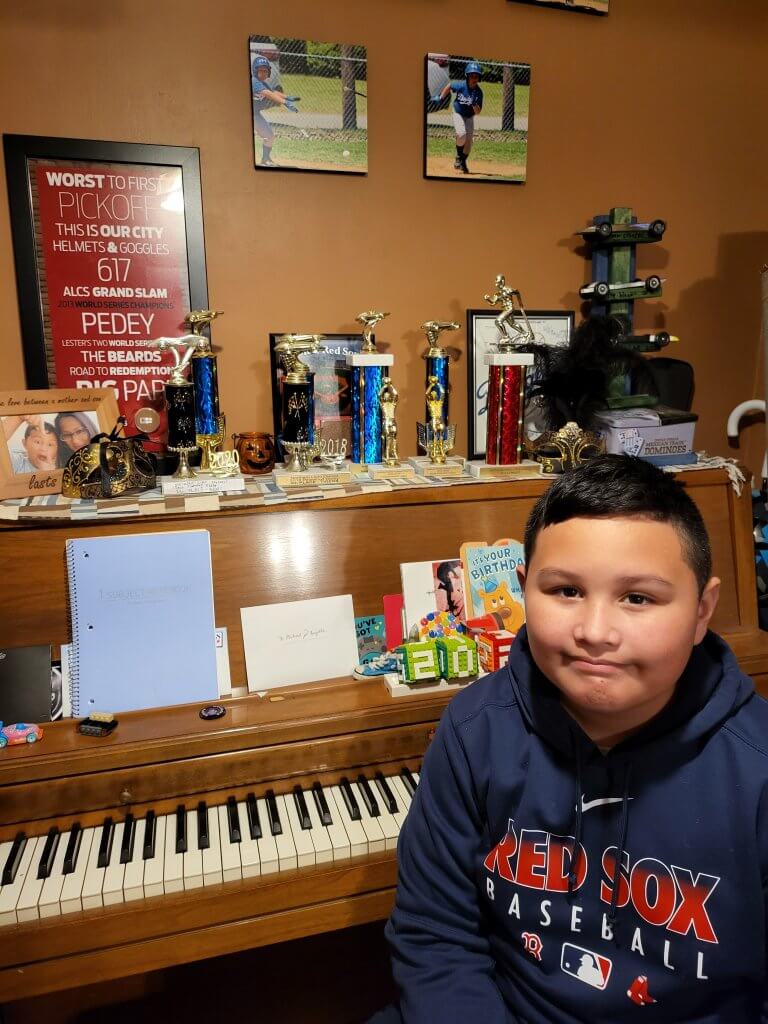 Patrick at the piano