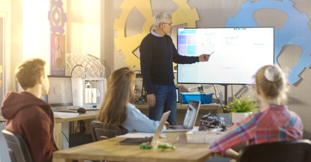 APCS Tutor in classroom