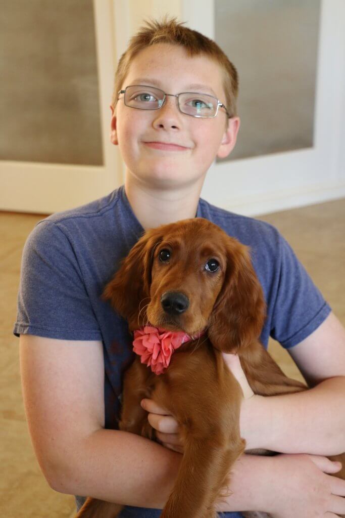 Charles with his dog