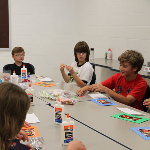 Spring break camp activity