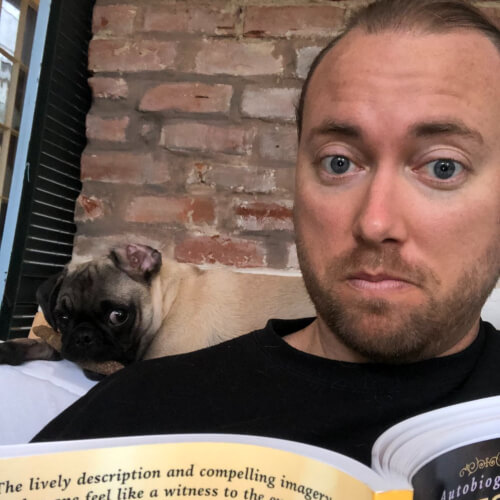 Daniel, coding teacher reading