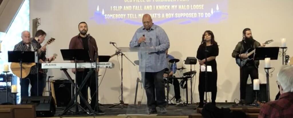 Performing at church