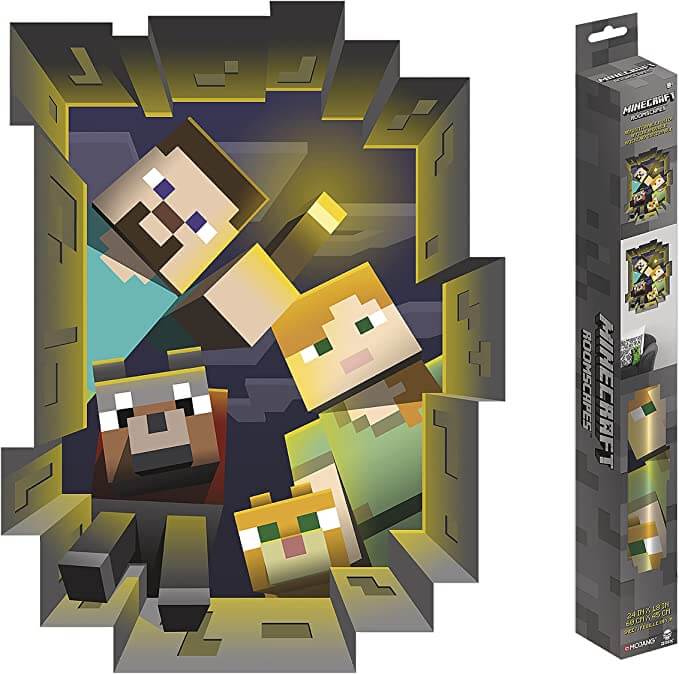 Minecraft Caved-In Wall Decal