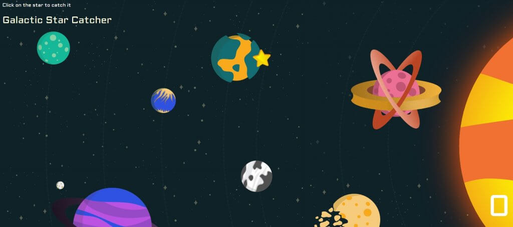 javascript project star catcher