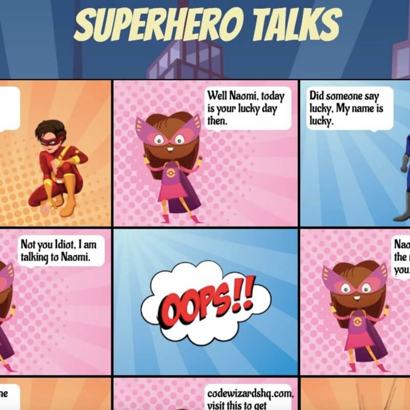 Super Hero Comic Book