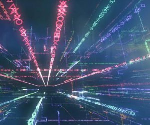 signs floating through tech space