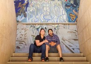 Instructor Ivann with Friend, Coding Classes for Kids Instructor Ivann with wife