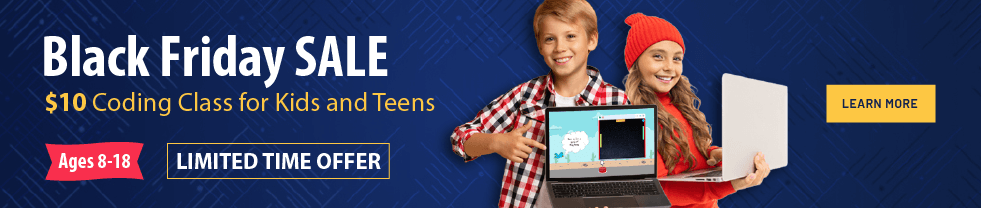 Black Friday Website Banner Tweens
