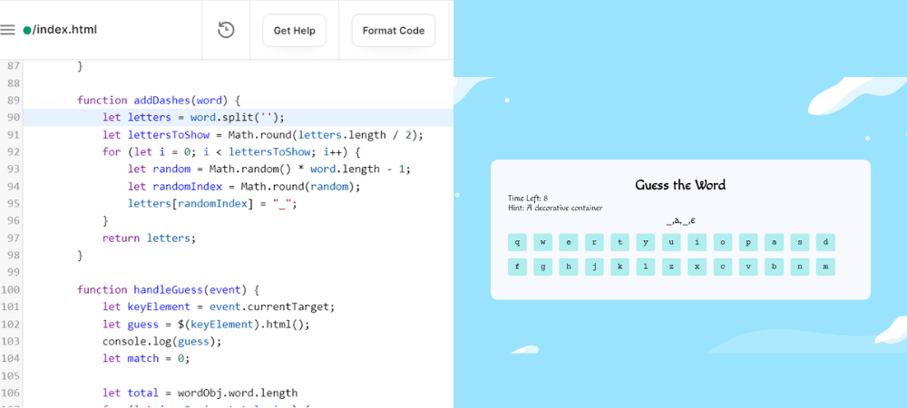 Code a Game in JavaScript