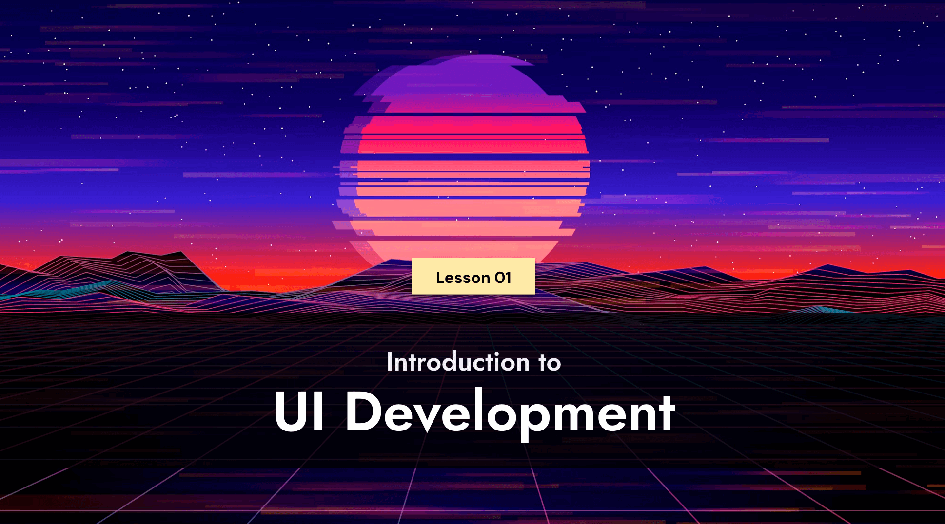 UI class lesson 1