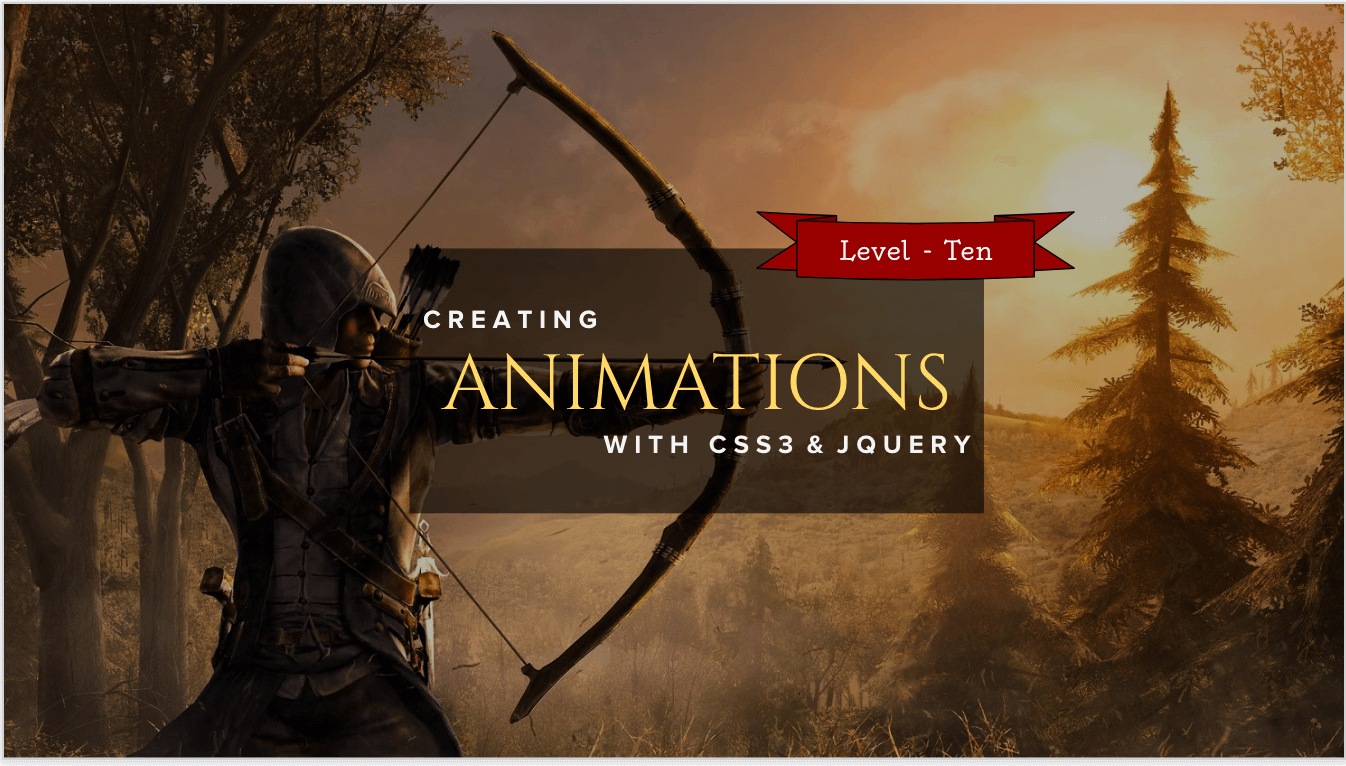 Creating Animations with CSS3 and JQuery
