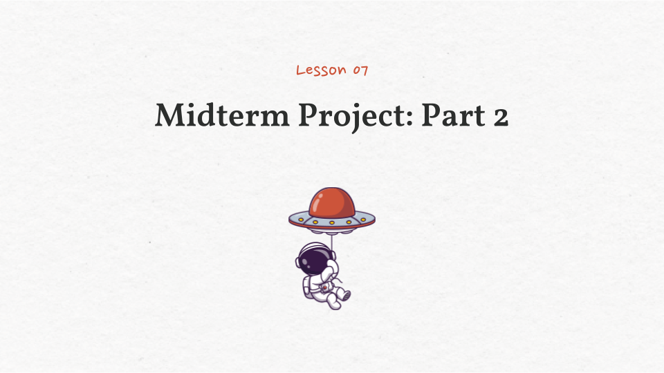 Python Class, Midterm - Part 2