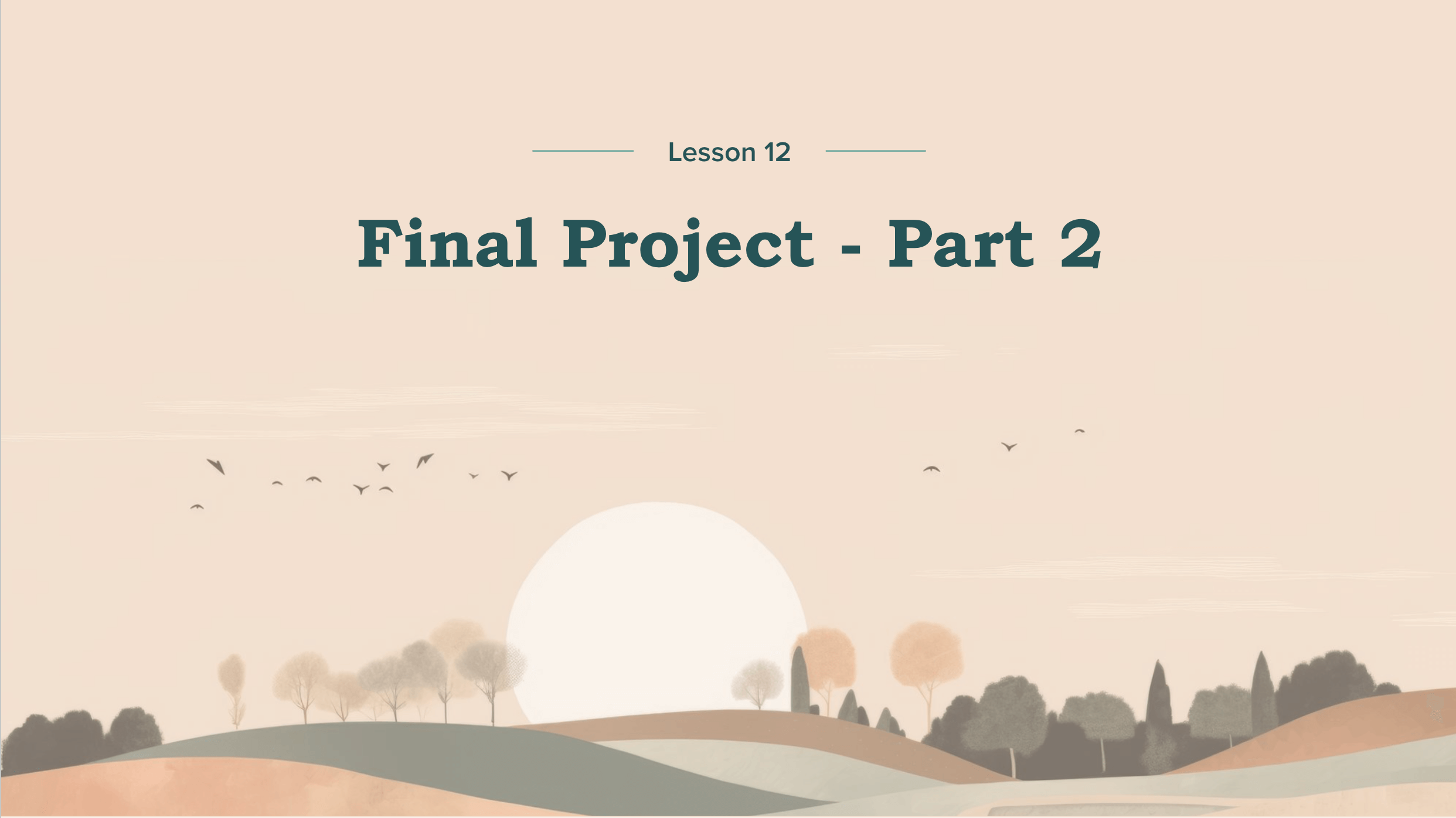 Mastering Databases, Class 12