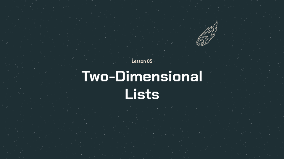 Advanced Python coding lesson 5