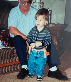 Instructor Sam with Grandpa Raymond