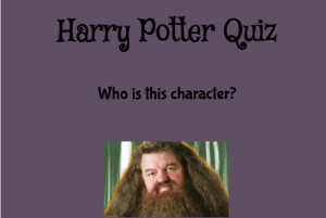 Harry Potter quiz project