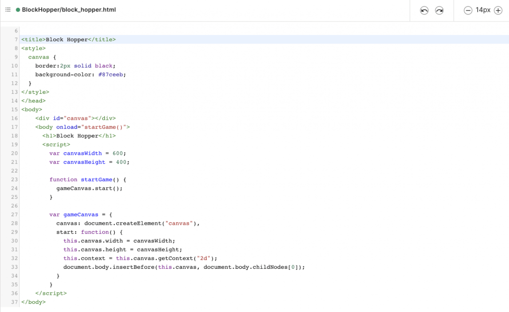 JavaScript Games Step 2.1