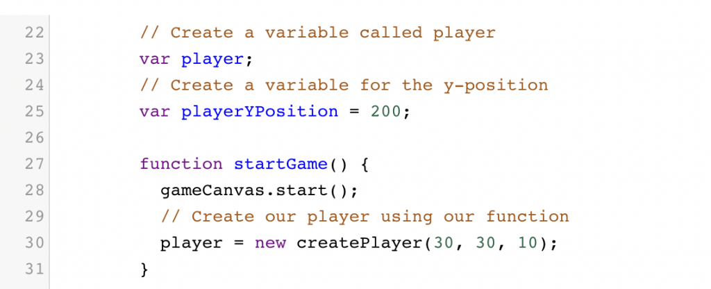 JavaScript Games Step 3.1