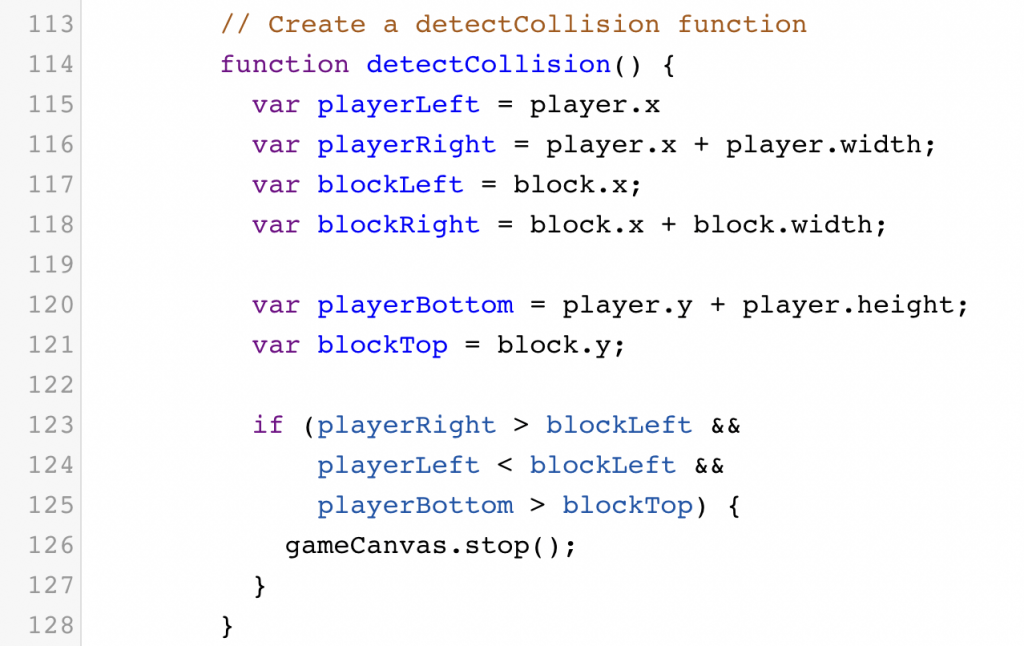 JavaScript Games Step 9.1